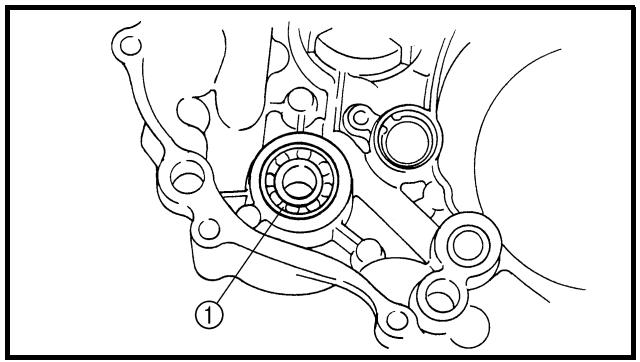 YAMAHA YZ250F - OIL FILTER ELEMENT, WATER PUMP AND RIGHT CRANKCASE COVER - 2
