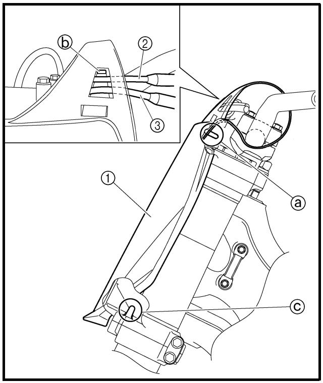 YAMAHA YZ250F - REMOVAL POINTS Side cover - 1
