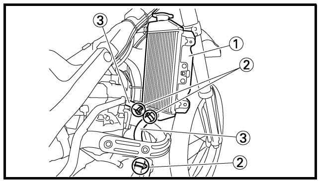 YAMAHA YZ250F - CONTROLE DE LA PRESSION D'OUVERTURE DU BOUCHON DE RADIATEUR - 1