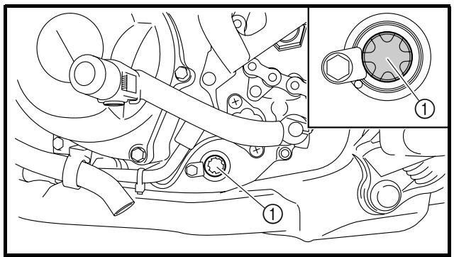 YAMAHA YZ250F - ENGINE OIL LEVEL INSPECTION - 1