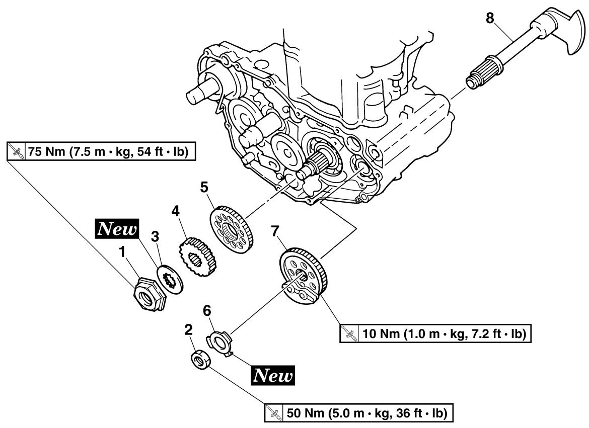 YAMAHA YZ250F - Oil filter element - 1