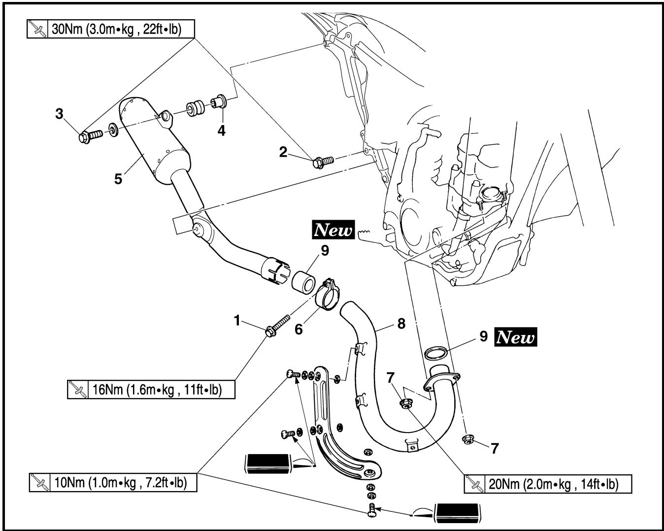 YAMAHA YZ250F - Cache latorial - 1