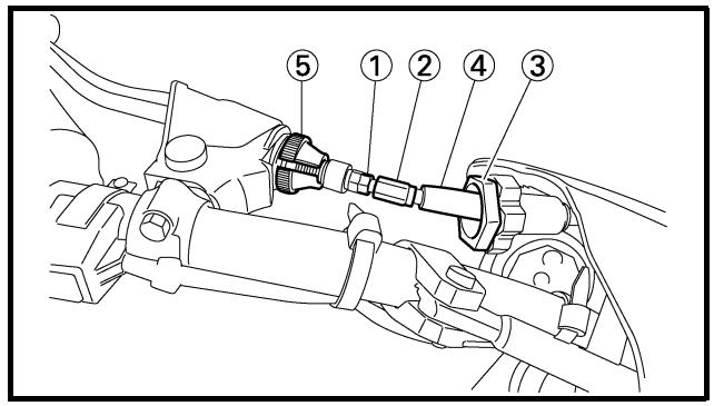 YAMAHA YZ250F - CONTROLE DE LA PRESSION D'OUVERTURE DU BOUCHON DE RADIATEUR - 3