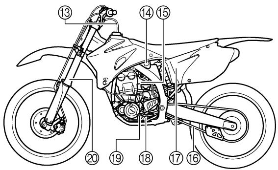 YAMAHA YZ250F - NOTE: - 2