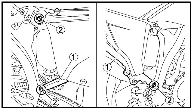 YAMAHA YZ250F - Ammortizzatore posteriore - 4