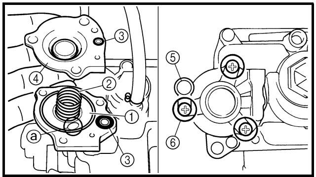 YAMAHA YZ250F-2007 - Pilot screw (example): - 2