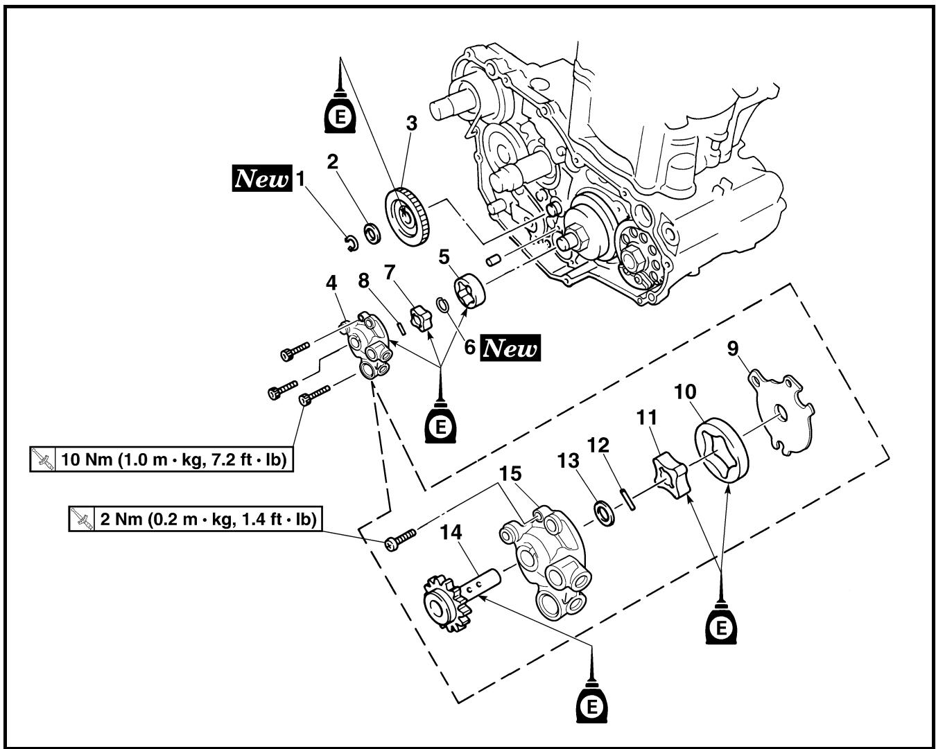 YAMAHA YZ250F-2007 - ASSEMBLAGE ET MONTAGE - 1