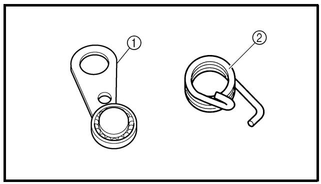 YAMAHA YZ450F - Kickhebelwelle und Klinkenrad - 4