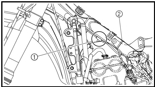 YAMAHA YZ450F - Montieren: - 4