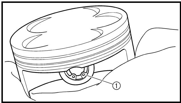 YAMAHA YZ450F - CYLINDER AND PISTON - 1