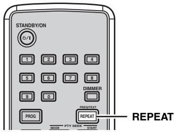 YAMAHA CDX-E410 - Répétition de la lecture (lecture répétée) - 1
