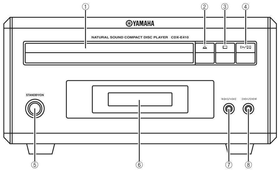 YAMAHA CDX-E410 - Face avant - 1