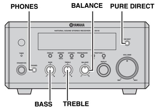 YAMAHA CDX-E410 - Fonctionnement de base de l'ampli-tuner - 1