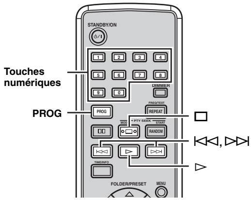YAMAHA NX-E800 - Lecture dans un ordre donné (Lecture programmée) - 1