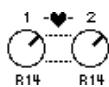 YAMAHA 02R96 - Utilisez les touches du curseur pour sélectionner les commandes pan et servez-vous de la molette de paramètres et des touches inc/dec pour les régler. - 2