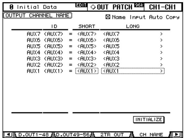 YAMAHA 02R96 - Canaux de sortie - 1