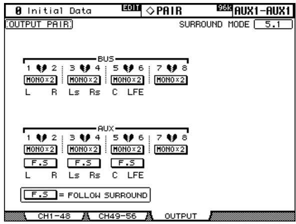 YAMAHA 02R96 - Jumeler des canaux avec les pages "pair - 3