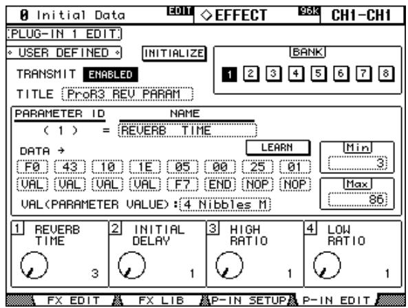 YAMAHA 02R96 - Édition des plug-ins - 1