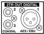YAMAHA 02R96 - Sorties 2TR digital - 1