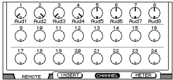 YAMAHA 02R96 - Mode d'affichage CHANNEL - 1