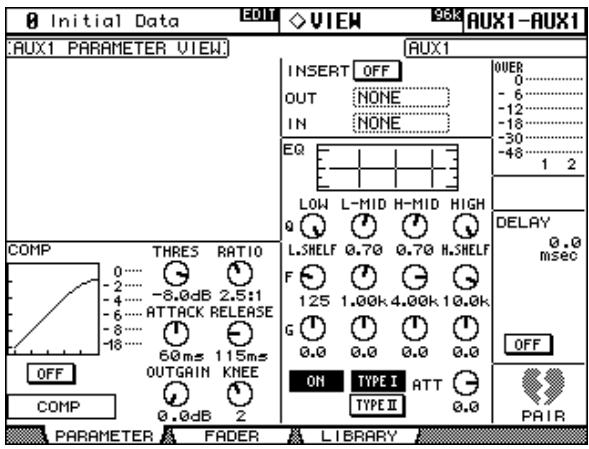 YAMAHA 02R96 - Canaux de sortie - 1