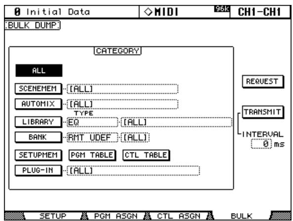 YAMAHA 02R96 - Archiver les réglages (bulk dump) - 1