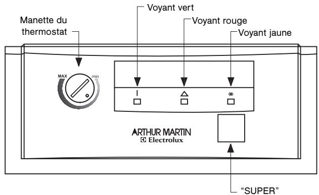 ARTHUR MARTIN AC2419M1 - Le bandeau de commande - 1