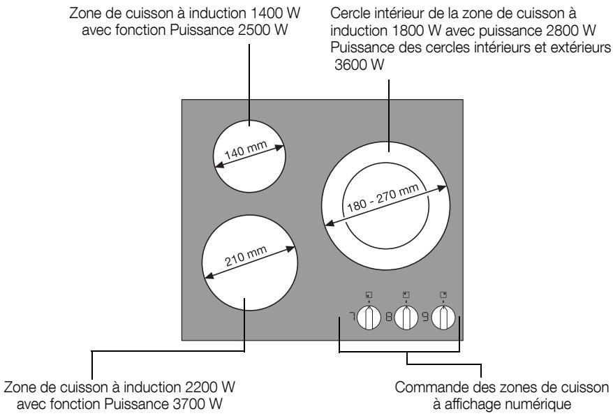 ARTHUR MARTIN AHD60110P 90V - Equipement du plan de cuisson - 1