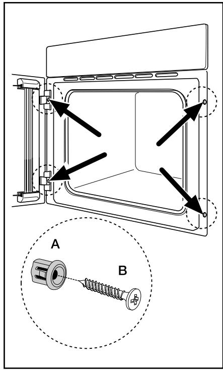 ARTHUR MARTIN AOC66314W - Fixation dans le meuble - 1