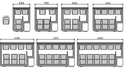 ARTHUR MARTIN ACN30110W - Paniers de stockage - 2