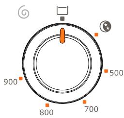 ARTHUR MARTIN AWT7120W - Selecting the spin speed - 1