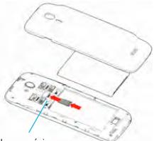 WIKO CINK FIVE - - Instalação do cartão de memória - 2