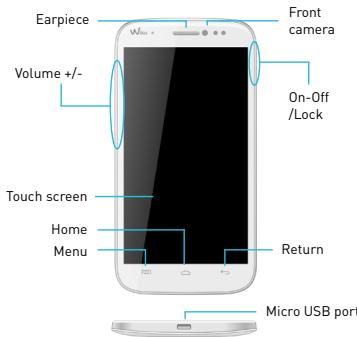 WIKO DARKSIDE - What's in the Box: - 1