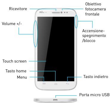 WIKO DARKSIDE - Componenti del dispositorio - 1