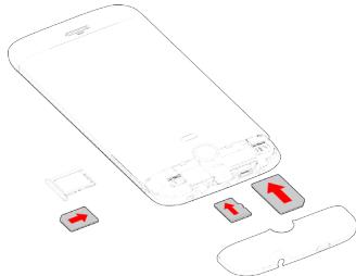 WIKO DARKMOON - Insertion des cartes SIM et de la carte mémoire - 1