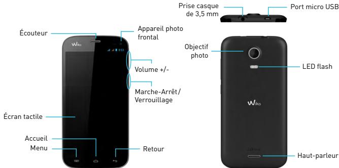 WIKO DARKMOON - Contenu du coffret: - 1