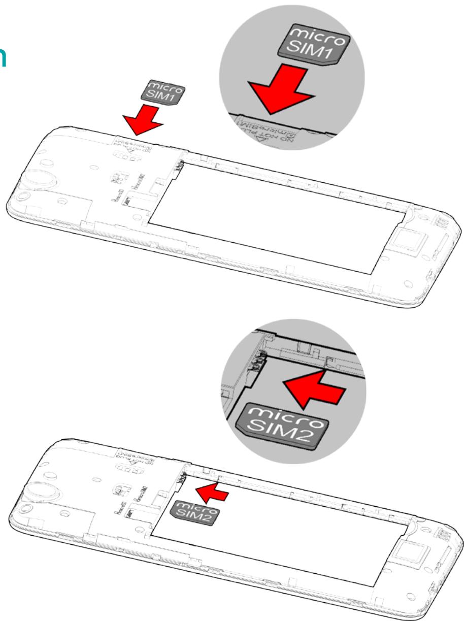 micro SIM1 micro SIM1 micro SIM2 micro SIM2