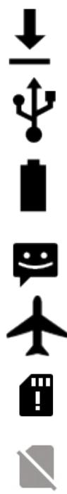 WIKO RAINBOW JAM - Iconos de notificación en la barra de estado - 21