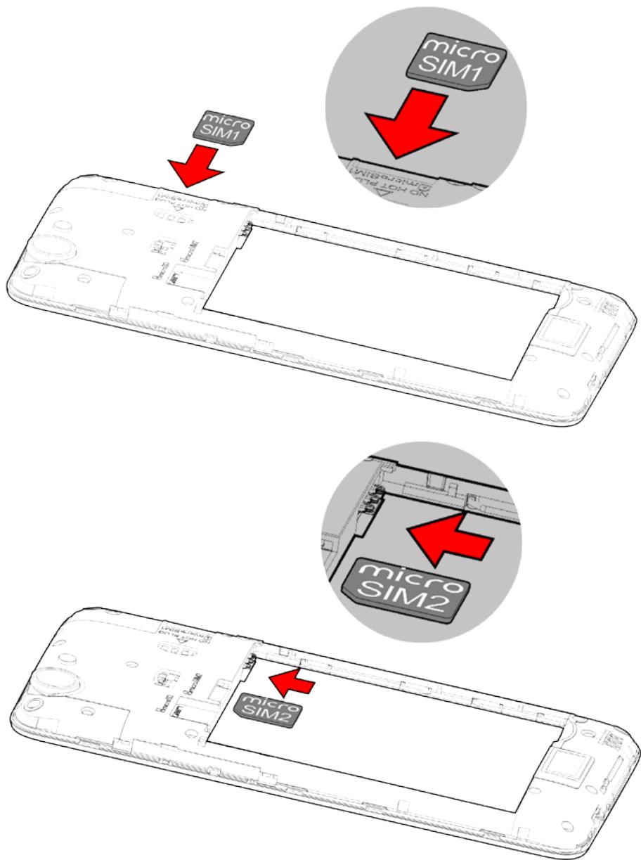 micro SIM1 micro SIM1 micro SIM2 micro SIM2