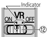 NIKON AF-S VR MICRO-NIKKOR 105MM F 2.8 IF-ED - Setting the vibration reduction ON/OFF switch - 1