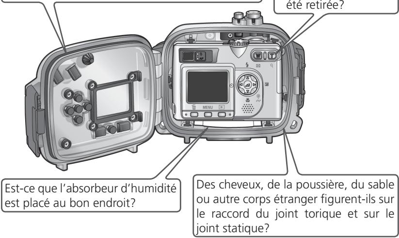 NIKON CAISSON ETANCHE WP-CP2-JUSQU-A 40 M DE PROFONDEUR- - Effectuer une dernière vérification - 1