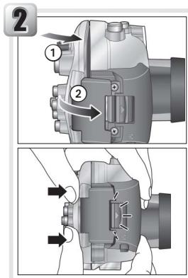 NIKON CAISSON ETANCHE WP-CP2-JUSQU-A 40 M DE PROFONDEUR- - Fermer le caisson - 2