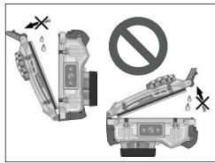 NIKON CAISSON ETANCHE WP-CP3-JUSQU-A 40 M DE PROFONDEUR - Öffnen des Gehäuses - 1