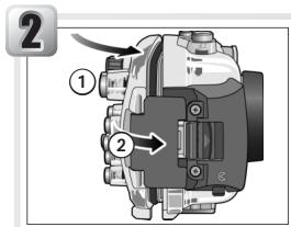 NIKON CAISSON ETANCHE WP-CP3-JUSQU-A 40 M DE PROFONDEUR - Close the case - 1