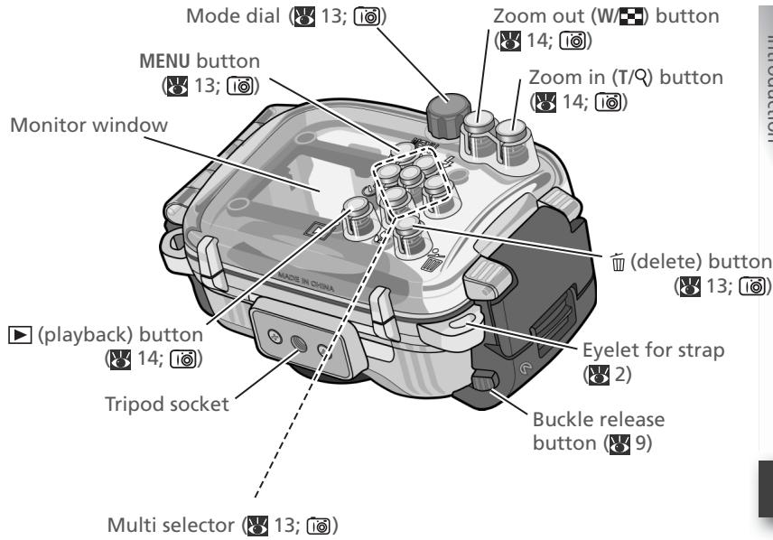 NIKON CAISSON ETANCHE WP-CP3-JUSQU-A 40 M DE PROFONDEUR - Parts of the WP-CP3 - 8