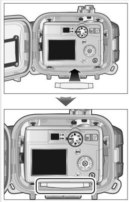 NIKON CAISSON ETANCHE WP-CP3-JUSQU-A 40 M DE PROFONDEUR - Placer l'absorbeur d'humidité - 1