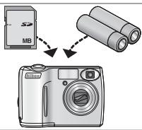 NIKON CAISSON ETANCHE WP-CP3-JUSQU-A 40 M DE PROFONDEUR - Préparer l'appareil photo - 1