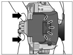 NIKON CAISSON ETANCHE WP-CP3-JUSQU-A 40 M DE PROFONDEUR - Verriegeln Sie das Gehäuse - 1