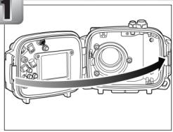 NIKON CAISSON ETANCHE WP-CP4-JUSQU-A 40 M DE PROFONDEUR - 1 - 1