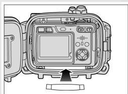 NIKON CAISSON ETANCHE WP-CP4-JUSQU-A 40 M DE PROFONDEUR - Einlagen des Trockenmittels - 1